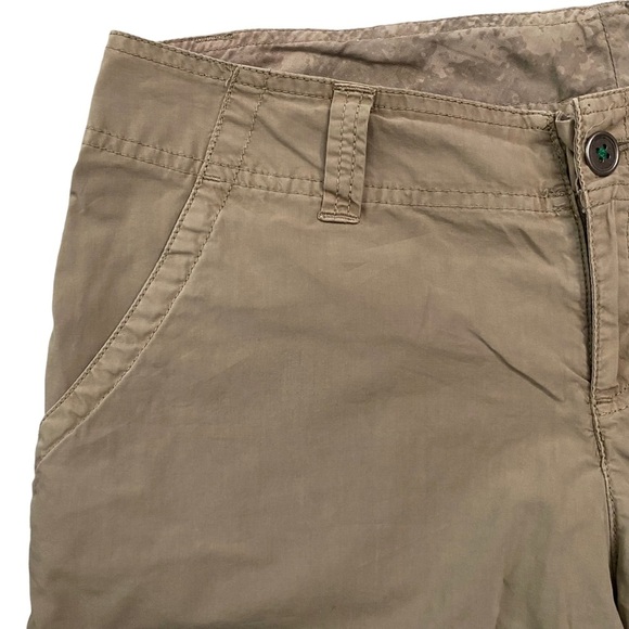Columbia Tan Mid Rise Shorts Pockets Brown Tan Neutral 6 - Picture 6 of 14